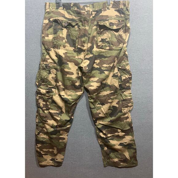 PG Camouflage Mens Cargo Pants Size 42x32 See Pics For Accurate Measurements - Picture 4 of 12